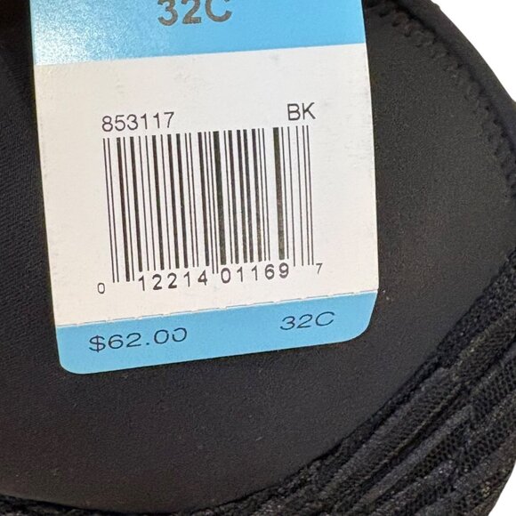 Wacoal La Femme Contour Bra 853117 Black 32C NWT - Picture 3 of 3